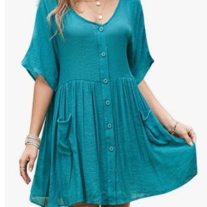 ai’magine womens swimsuit cover up button down